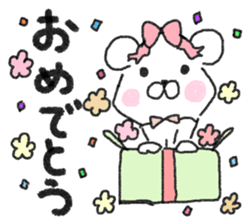 white bear part one sticker #7886298