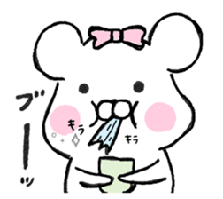 white bear part one sticker #7886302