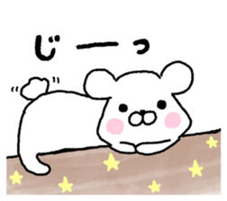 white bear part one sticker #7886318