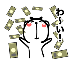 Bear of Eyebrows [Z] 05 sticker #7886521