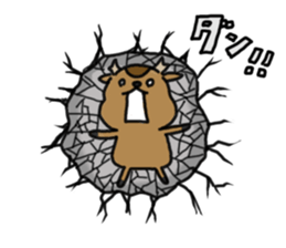 KANSAI DIALECT TIGER AND DEER sticker #7886552