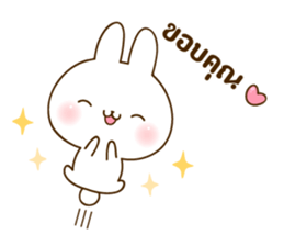 THE cute rabbit Sticker! sticker #7886610