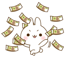 THE cute rabbit Sticker! sticker #7886612