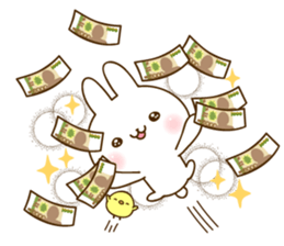 THE cute rabbit Sticker! sticker #7886613