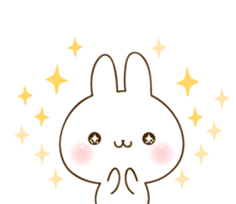 THE cute rabbit Sticker! sticker #7886615