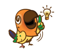 Taohoo : the Sun Conure sticker #7887293