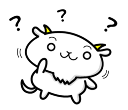 goat and daily life sticker #7887675