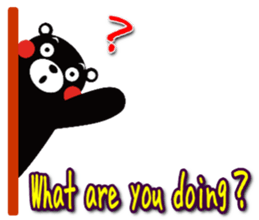 KUMAMON sticker(English) sticker #7887973