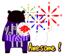 KUMAMON sticker(English) sticker #7887986