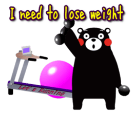 KUMAMON sticker(English) sticker #7887990