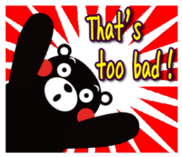 KUMAMON sticker(English) sticker #7887994