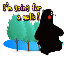KUMAMON sticker(English) sticker #7888001
