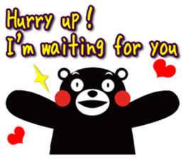 KUMAMON sticker(English) sticker #7888002