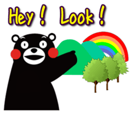 KUMAMON sticker(English) sticker #7888003