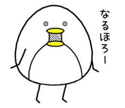 WHITE PENGUIN! sticker #7888765