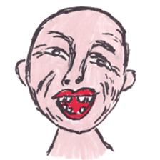 Bald man~the person loved from everyone~ sticker #7888965