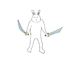 usagimen sticker #7889503