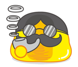 Bald pudding2 sticker #7889844