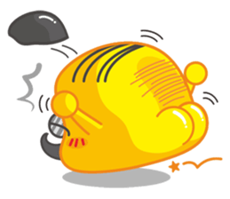 Bald pudding2 sticker #7889849