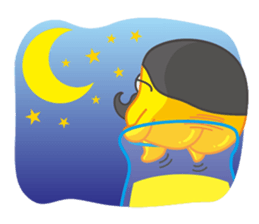 Bald pudding2 sticker #7889851