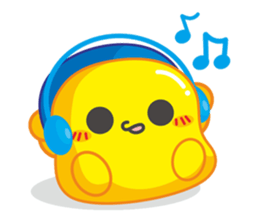 Bald pudding2 sticker #7889878