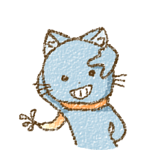 Cat with Scarf