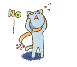 Cat with Scarf sticker #7890126