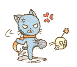Cat with Scarf sticker #7890157