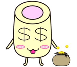 Marshmallow mimi sticker #7890628