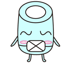 Marshmallow mimi sticker #7890640