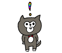 This is not a cat, it is a dog sticker #7891415