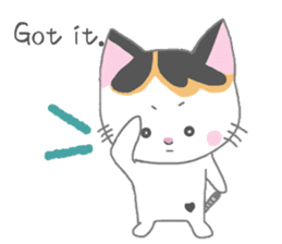 Milu's lovely sticker 1 English version sticker #7891659