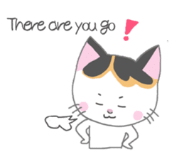 Milu's lovely sticker 1 English version sticker #7891660