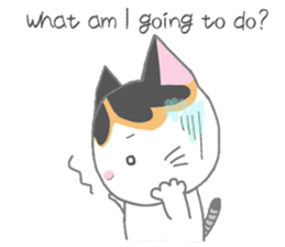 Milu's lovely sticker 1 English version sticker #7891662