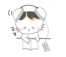 Milu's lovely sticker 1 English version sticker #7891677