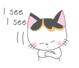 Milu's lovely sticker 1 English version sticker #7891679