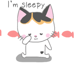 Milu's lovely sticker 1 English version sticker #7891682