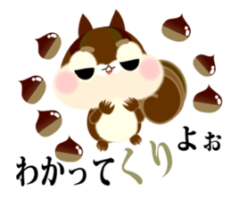 The squirrel which does every request. sticker #7891787