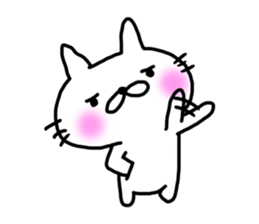 White cat Tango 2 sticker #7892525