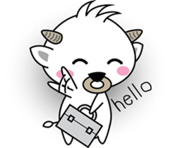 Albino Buffalo sticker #7892804