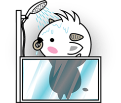 Albino Buffalo sticker #7892808