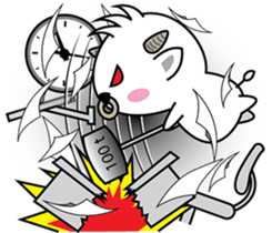 Albino Buffalo sticker #7892815