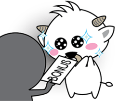 Albino Buffalo sticker #7892824