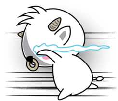 Albino Buffalo sticker #7892826