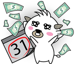 Albino Buffalo sticker #7892827