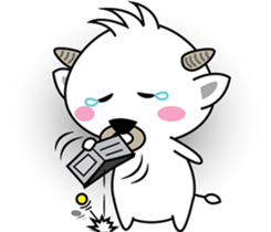 Albino Buffalo sticker #7892828