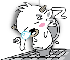 Albino Buffalo sticker #7892830