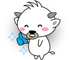 Albino Buffalo sticker #7892832