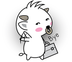 Albino Buffalo sticker #7892843