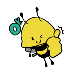 8Beat Sticker "Ei-Bee" Ver.1